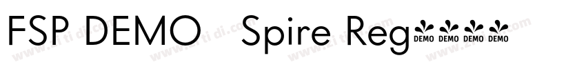 FSP DEMO   Spire Reg字体转换